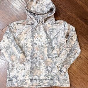 Jesus loves You camo hoodie
